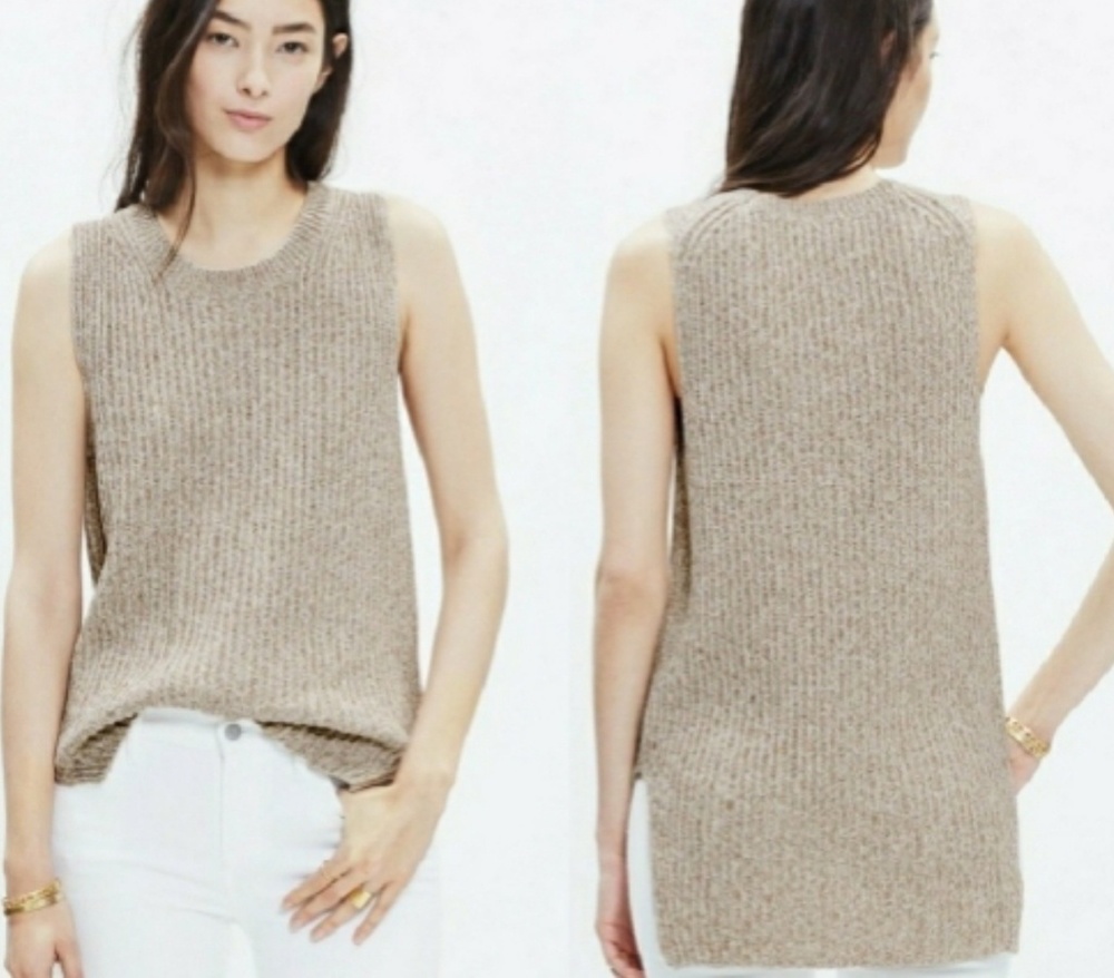 Madewell sleeveless sweater/top